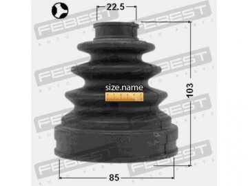 Пильовик ШРУС 0115-140T (FEBEST)