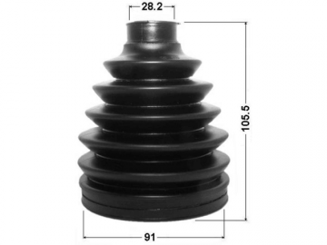 Specifications of CV joint boot 0117P-ACA30 (FEBEST) photo