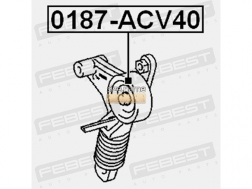 Idler pulley 0187-ACV40 (FEBEST)
