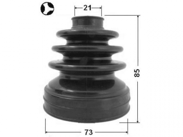CV Joint Boot 0215-B10RS (FEBEST)