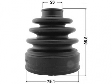 CV Joint Boot 0215-L32T (FEBEST)