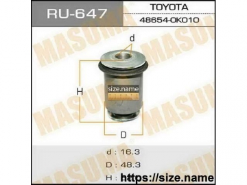 Сайлентблок RU-647 (MASUMA)