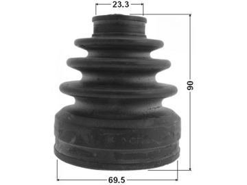 CV Joint Boot 0415-CY34AT (FEBEST)