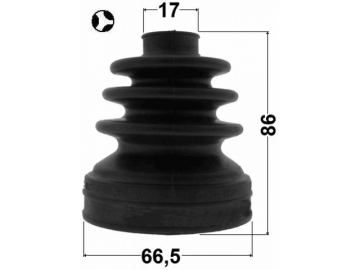 CV Joint Boot 0515-DY3WT (FEBEST)