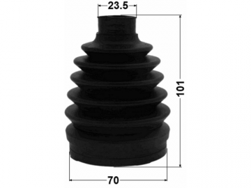 CV Joint Boot 0517P-M2 (FEBEST)