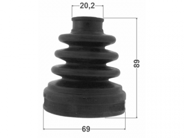 CV Joint Boot 0715-RS413 (FEBEST)