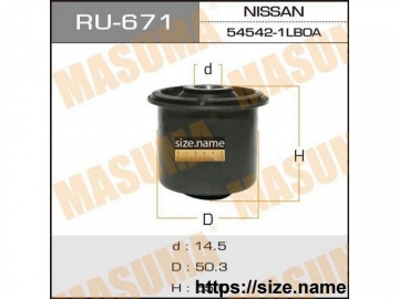Suspension bush RU-671 (MASUMA)