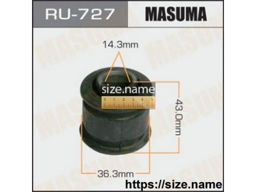 Suspension bush RU-727 (MASUMA)