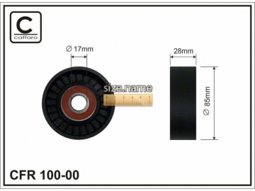 Idler pulley 100-00 (Caffaro)