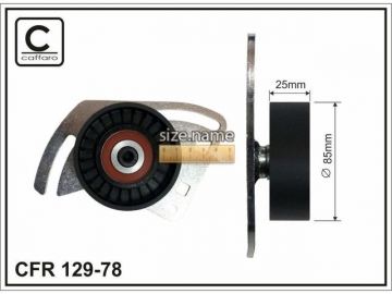 Idler pulley 129-78 (Caffaro)