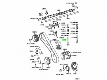 Engine valve 13711-17021 (TOYOTA)