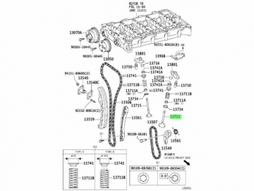 Engine valve 13711-37020 (TOYOTA)