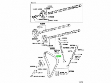 Engine valve 13715-54040 (TOYOTA)