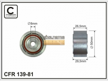 Idler pulley 139-81 (Caffaro)