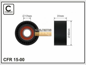 Idler pulley 15-00 (Caffaro)
