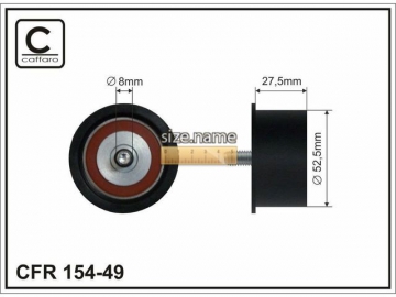 Idler pulley 154-49 (Caffaro)