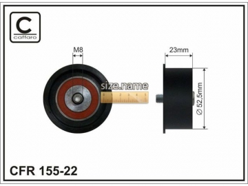 Idler pulley 155-22 (Caffaro)