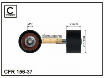 Idler pulley 156-37 (Caffaro)