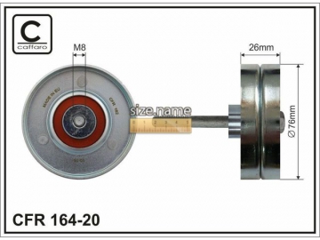 Idler pulley 164-20 (Caffaro)