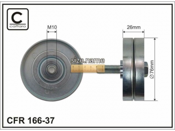 Idler pulley 166-37 (Caffaro)