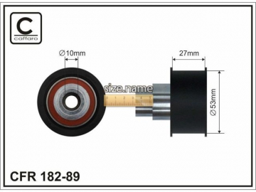 Idler pulley 182-89 (Caffaro)