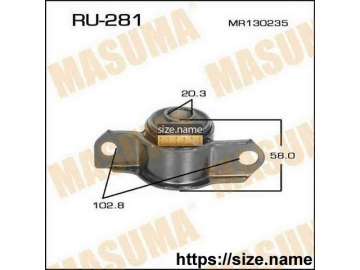 Suspension bush RU-281 (MASUMA)