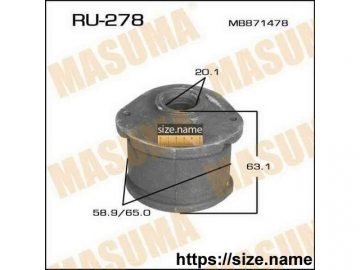 Suspension bush RU-278 (MASUMA)