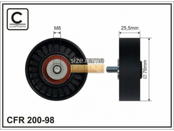 Idler pulley 200-98 (Caffaro)