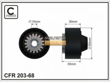 Idler pulley 203-68 (Caffaro)