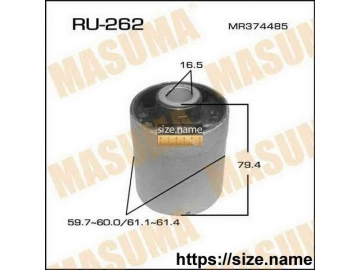 Suspension bush RU-262 (MASUMA)