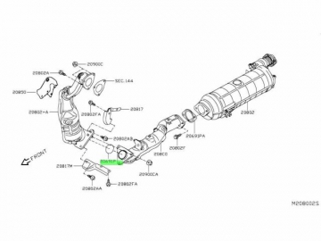 Кольцо глушителя 20691-0P600 (NISSAN)