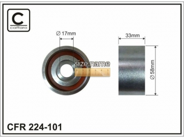 Idler pulley 224-101 (Caffaro)