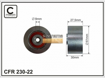 Idler pulley 230-22 (Caffaro)