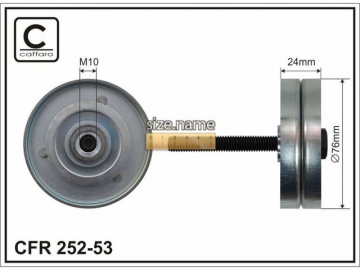 Idler pulley 252-53 (Caffaro)