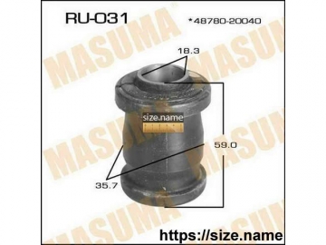 Suspension bush RU-031 (MASUMA)
