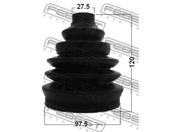CV Joint Boot 2717P-XC90F2 (FEBEST)