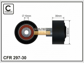 Idler pulley 297-30 (Caffaro)