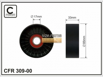 Idler pulley 309-00 (Caffaro)