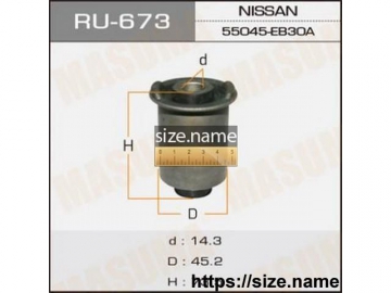 Suspension bush RU-673 (MASUMA)