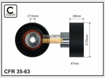 Idler pulley 35-63 (Caffaro)