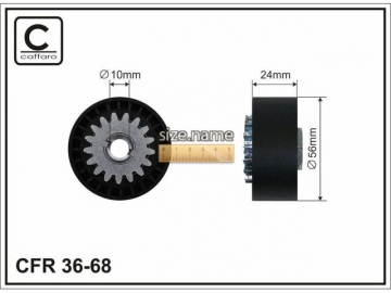 Idler pulley 36-68 (Caffaro)