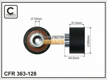 Idler pulley 363-128 (Caffaro)
