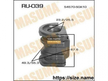 Suspension bush RU-039 (MASUMA)