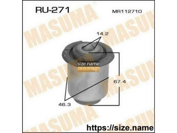 Suspension bush RU-271 (MASUMA)
