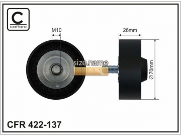 Idler pulley 422-137 (Caffaro)