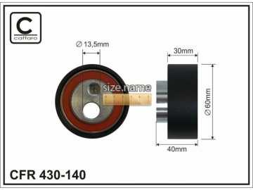 Idler pulley 430-140 (Caffaro)