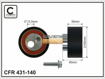 Idler pulley 431-140 (Caffaro)