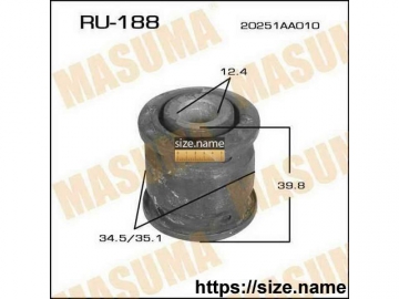 Suspension bush RU-188 (MASUMA)