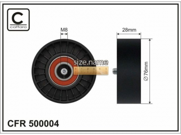 Idler pulley 500004 (Caffaro)
