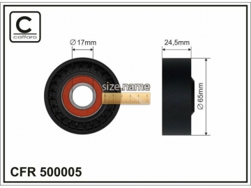 Idler pulley 500005 (Caffaro)
